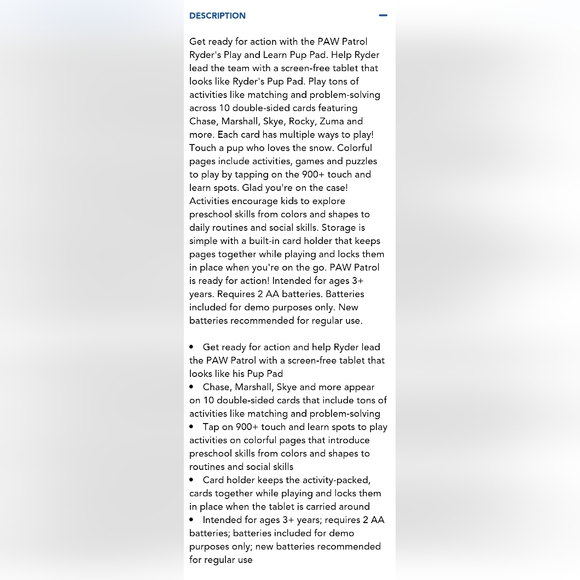 LeapPad PAW Patrol Play & Learn Pup Pad - Picture 8 of 8